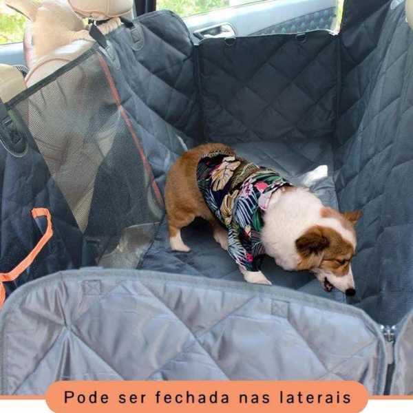 Capa Protetora Banco Traseiro Pet 4 em 1 – Conforto e Segurança para Seu Melhor Amigo!