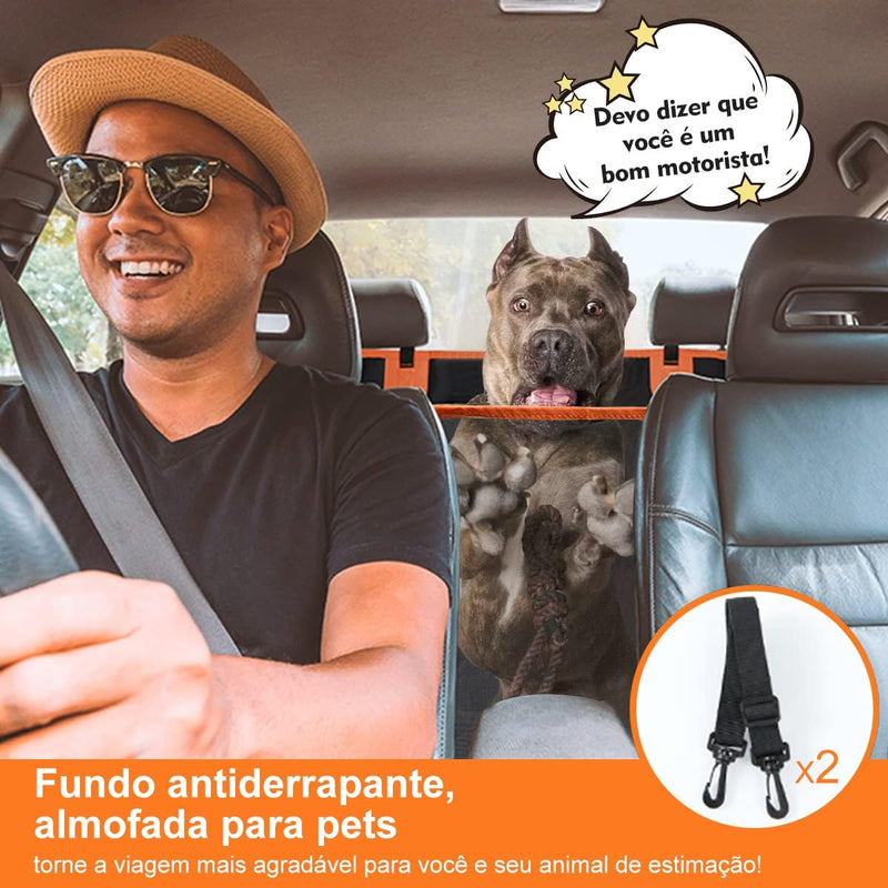 Capa Protetora Banco Traseiro Pet 4 em 1 – Conforto e Segurança para Seu Melhor Amigo!